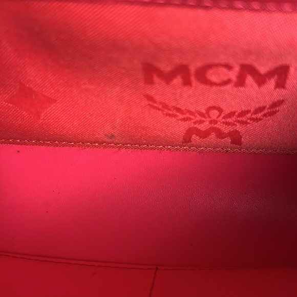 MCM Pink Envelope 2-Way Crossbody/Clutch W/COA (A406) - Picture 17 of 17